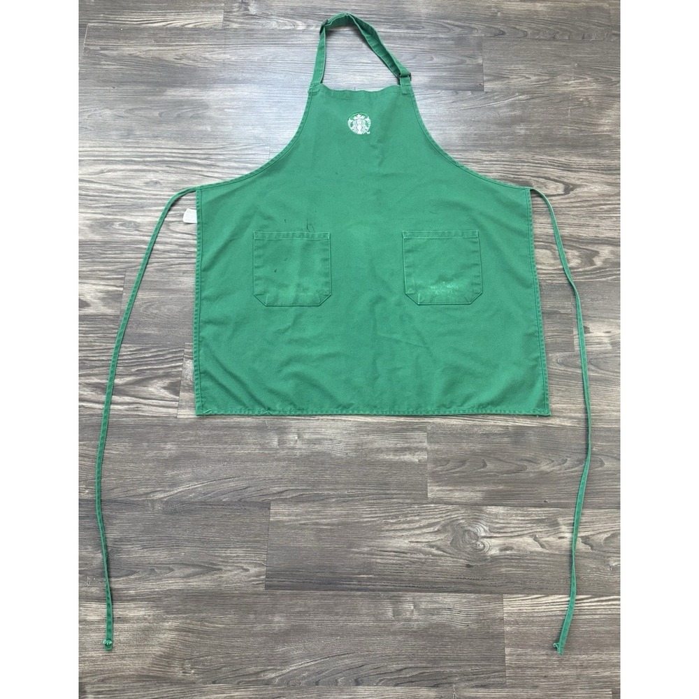Starbucks Barista Core Green Apron Cafe Chic Workwear Aesthetic Coffee